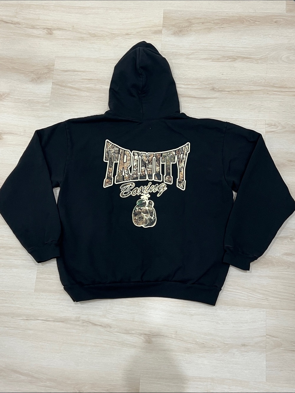 Trinity The Label Camo Boxing Hoodie